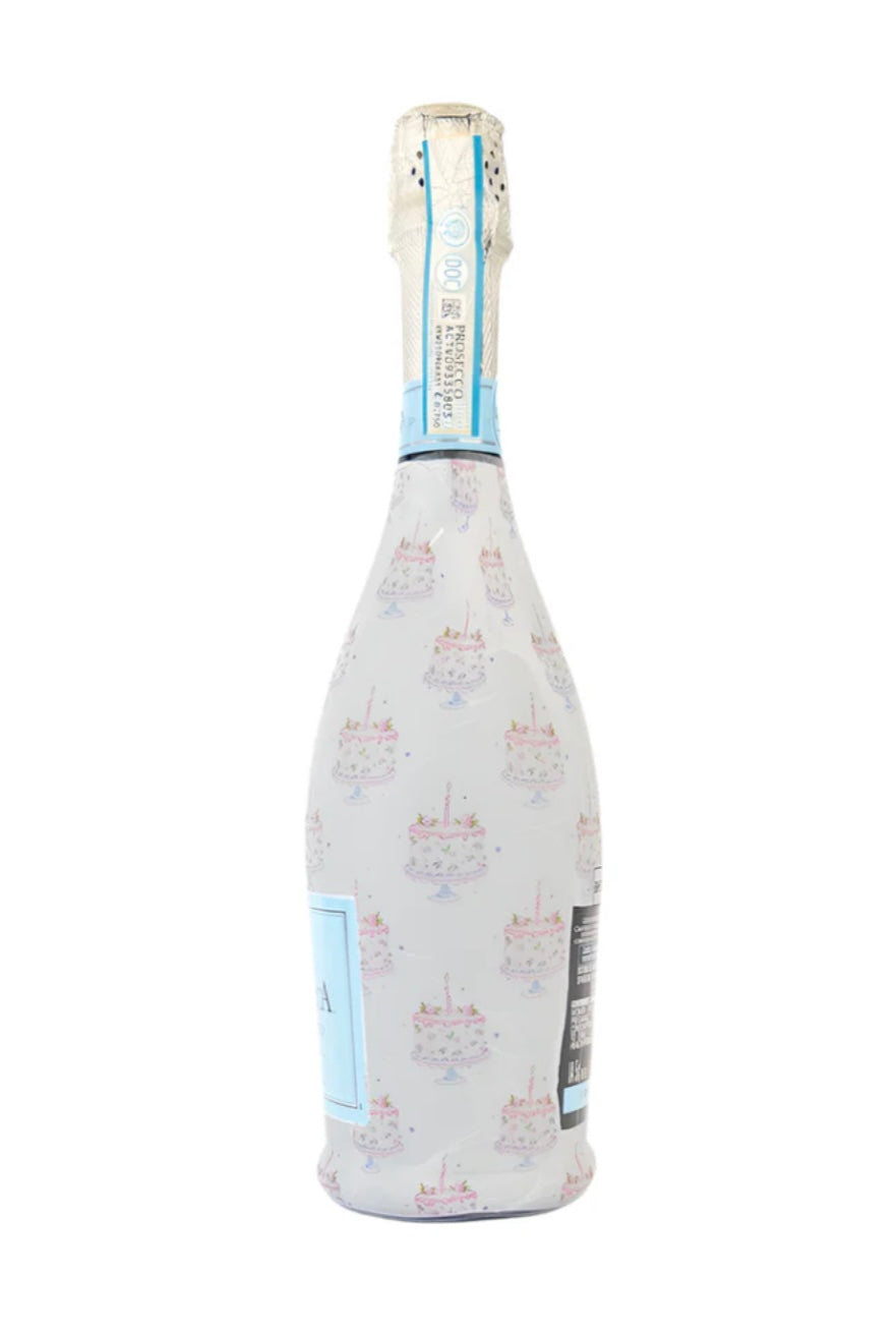 Beau Bottles Grandmillenial Pastel Birthday Cakes- La Marca Edition Champagne Bottle Wrap