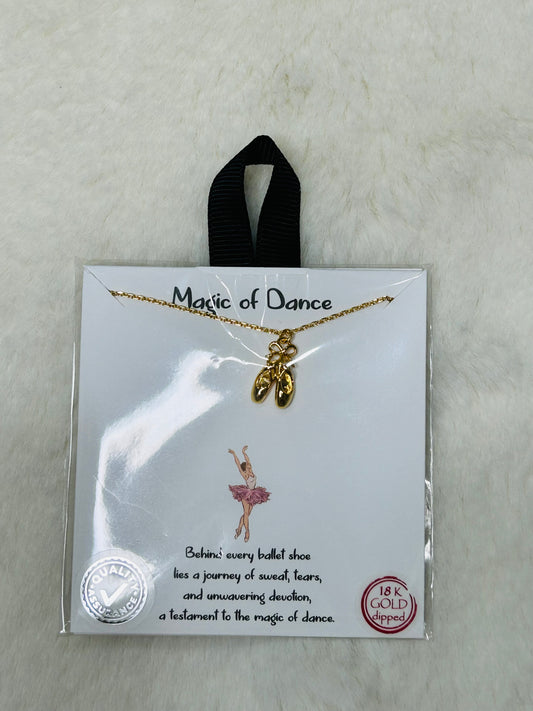 Magic of Dance Gold Dancer Necklace