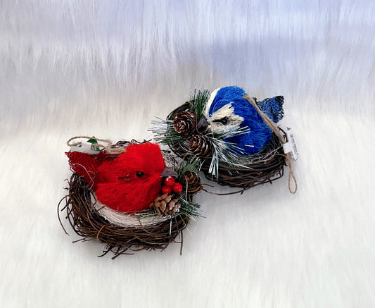 Bird in Nest Ornament