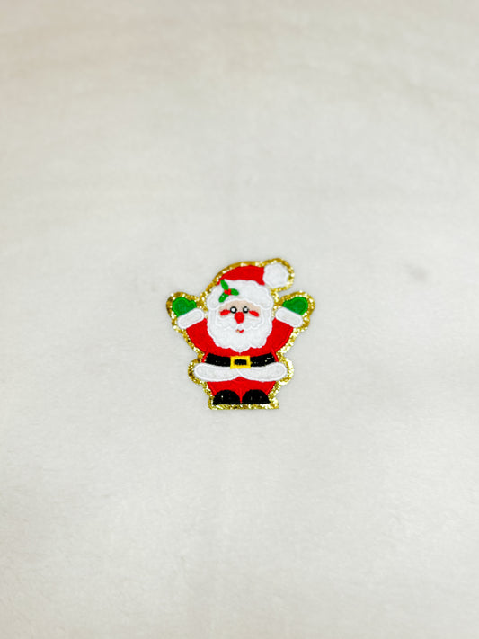 Patch-Mini Felt Happy Santa
