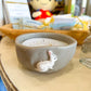 7oz Grey Bunny Pottery Candle-Lavish