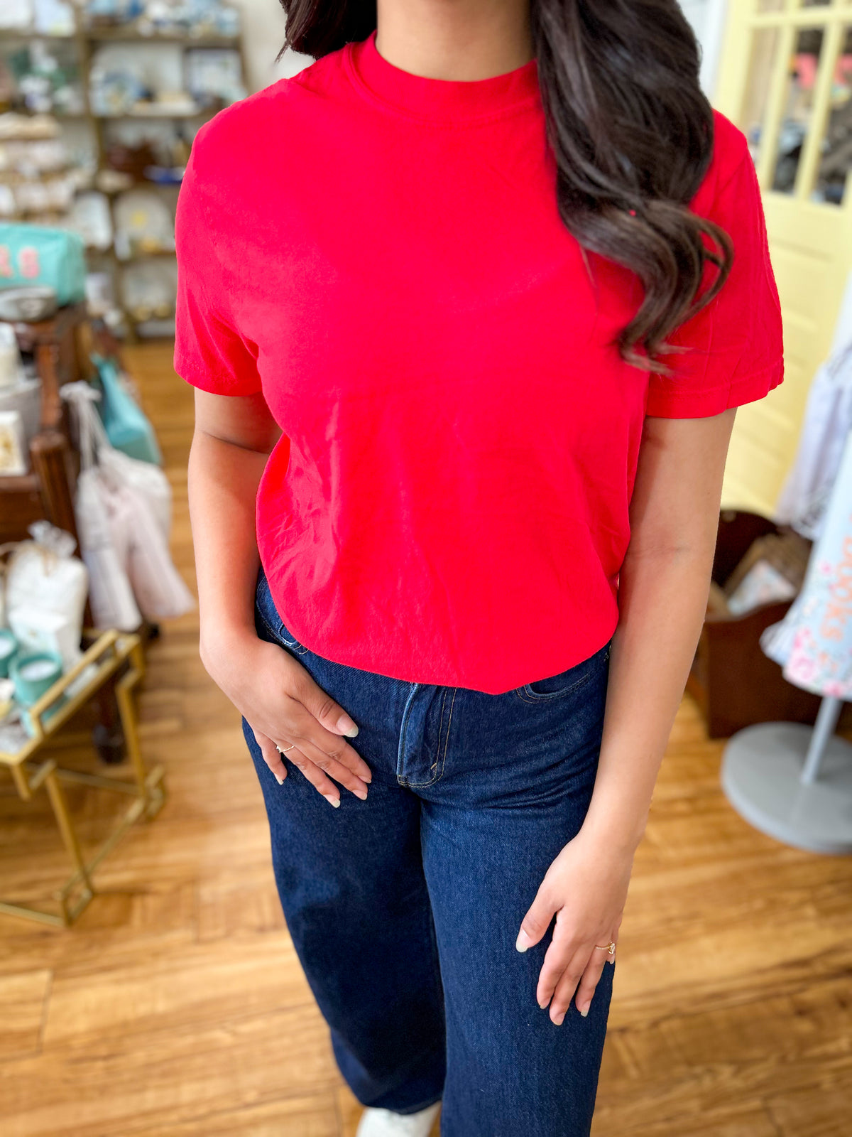 Red- Basic Fit T-Shirt Comfort Colors