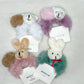 Fuzzy Friends Hair Scrunchy- Green Bunny