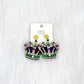 Queen of the Mardi Gras Earrings