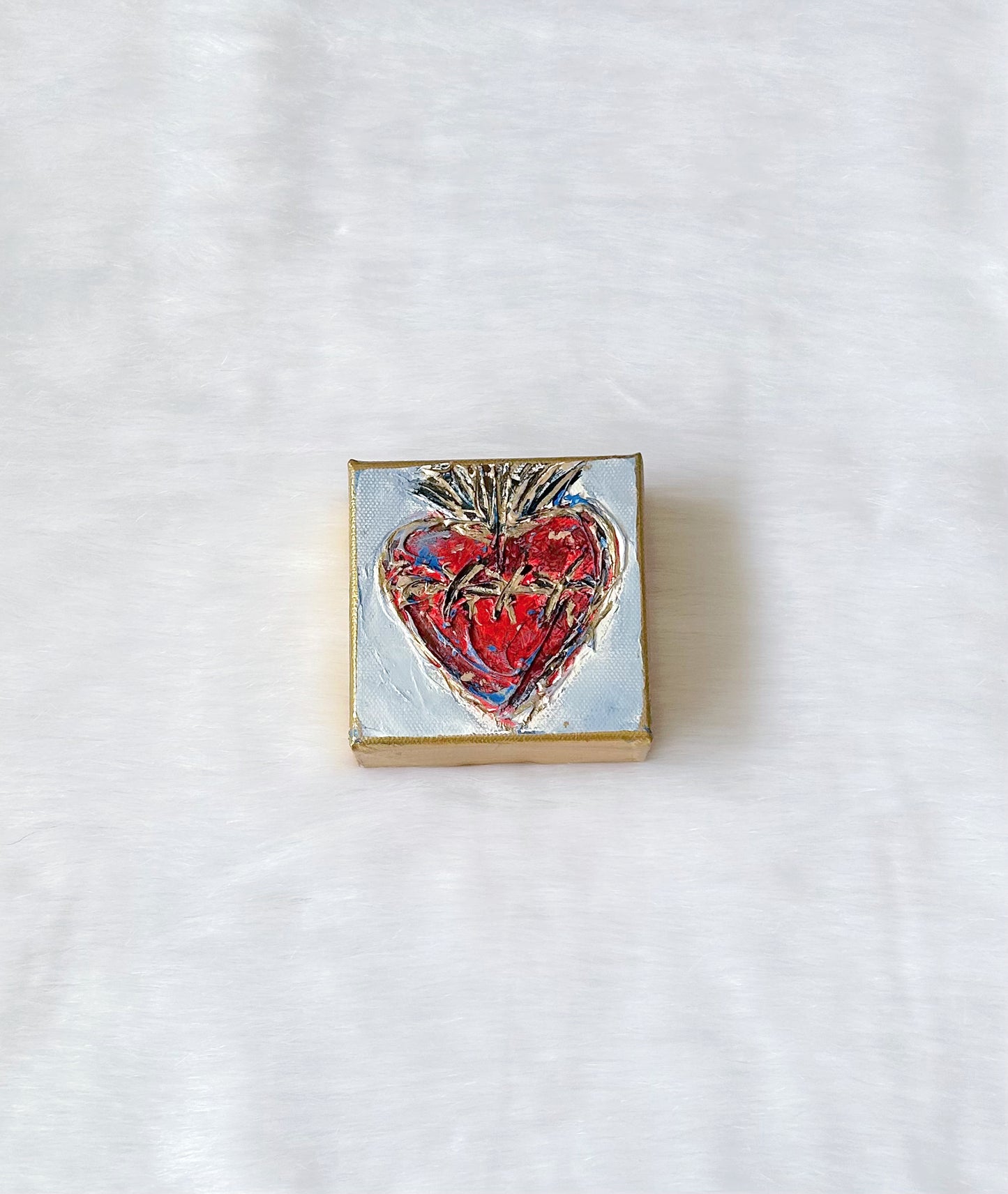 4x4 Sacred Heart Block Canvas