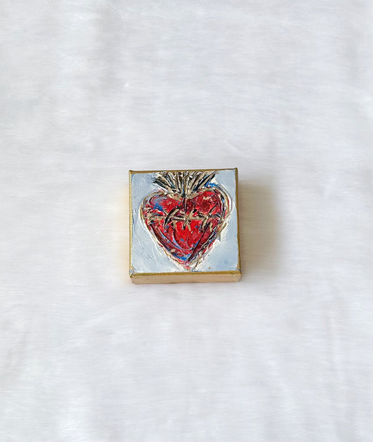 4x4 Sacred Heart Block Canvas