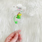 Dino Glass Straw With Color