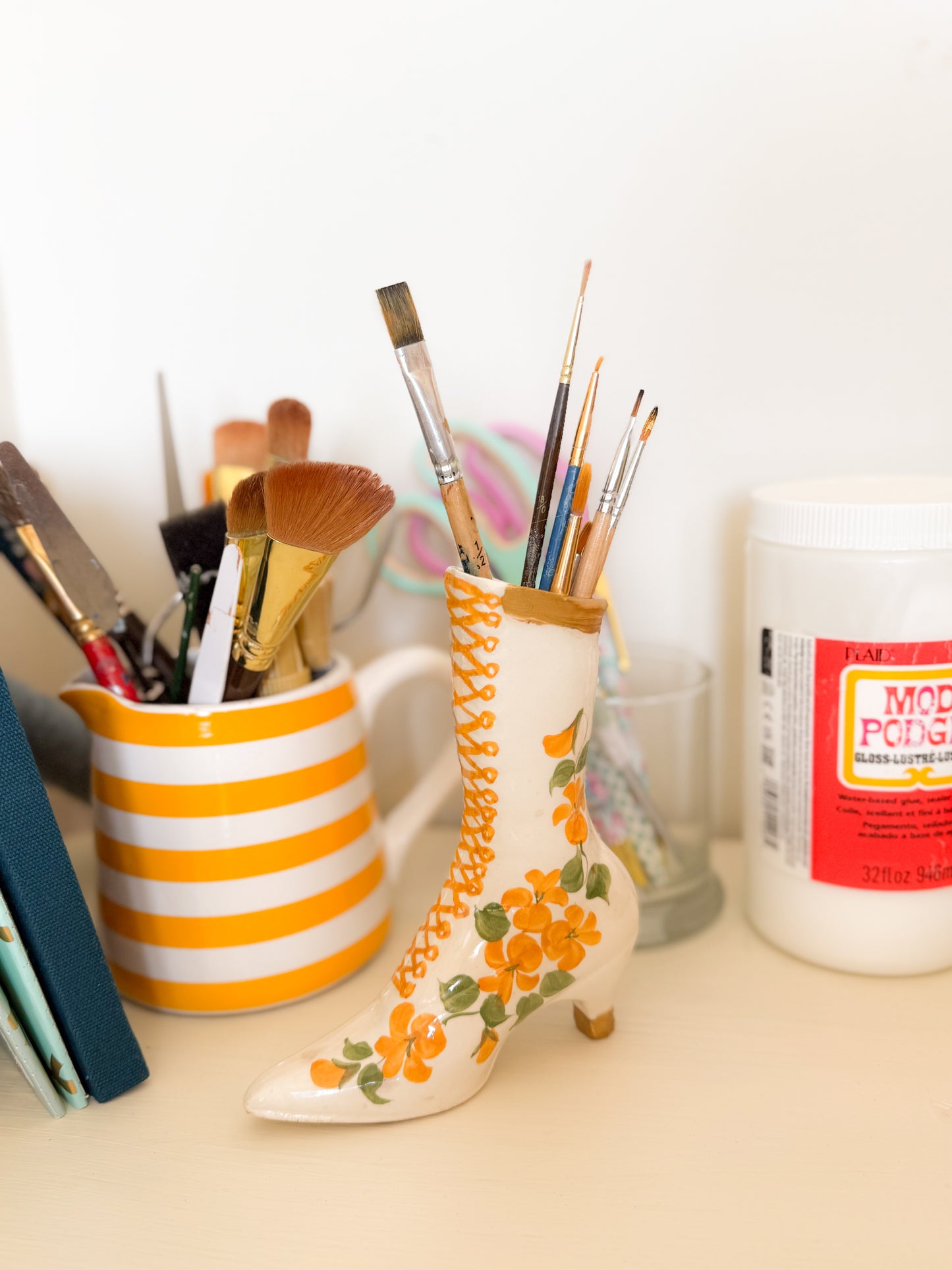Sweet Tea & Sunshine Glass Collectable Boot