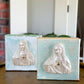 Immaculate Heart of Mary- Silhouette on 4x4 Tiffany Blue Canvas