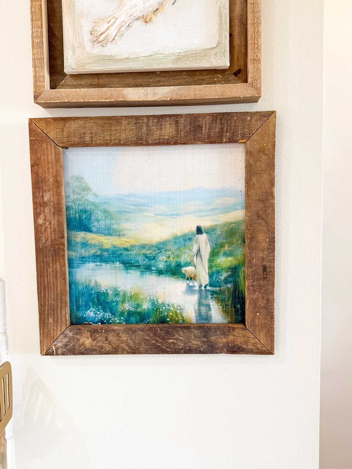 Holy Savior Vintage Jesus Framed Art 12x12