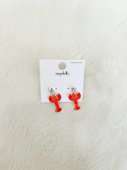 Dainty Crawfish Earrings
