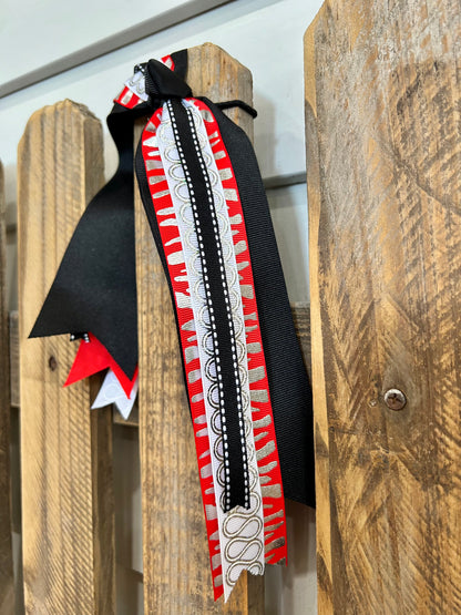 Red and Black Streamer