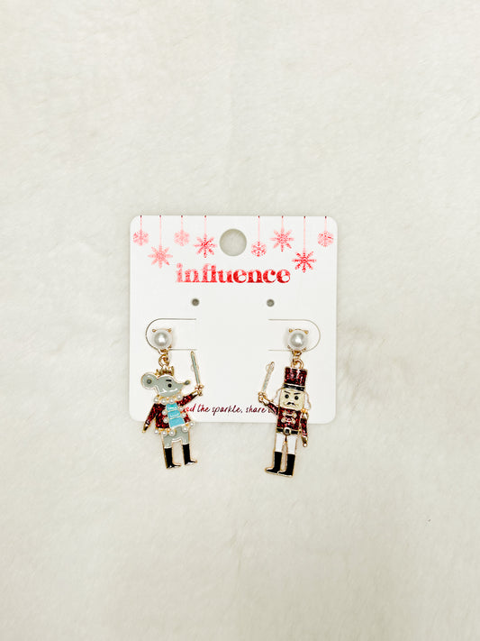 Nutcracker Parade Nutcracker Christmas Earrings