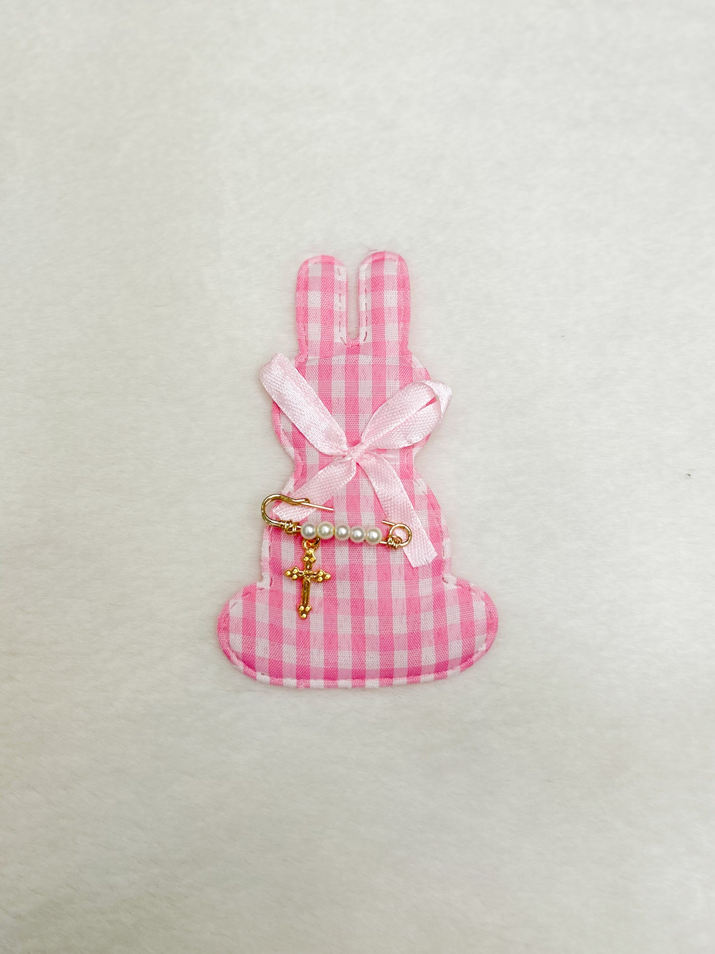 Open Book Baptismal Pin Pink