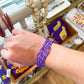 Purple Beaded Bracelet