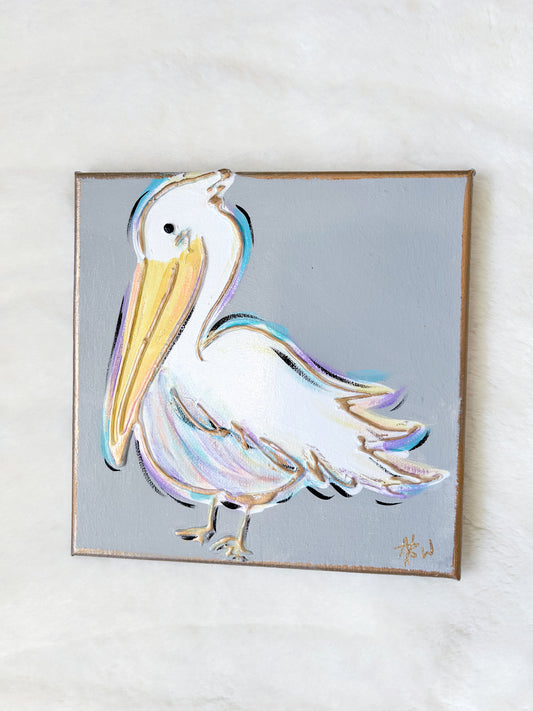 8x8 Pelican Canvas