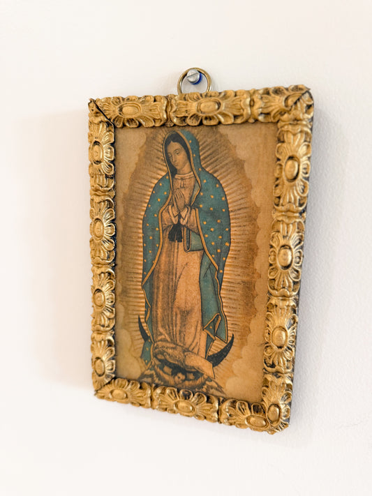 Our Lady of Guadalupe Gold Art