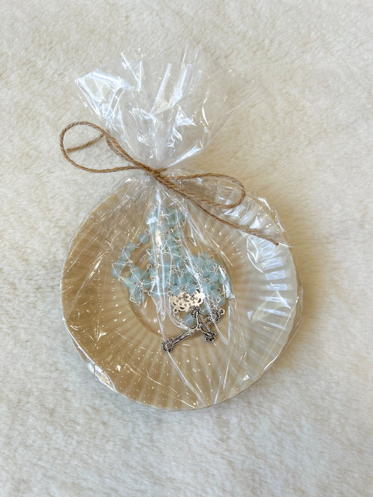 Heavenly Light Rosary Holder