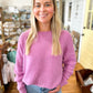 Chenille Lavender Sweater