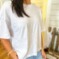 White Boxy T-Shirt Comfort Colors
