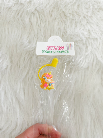 Unicorn Glass Straws