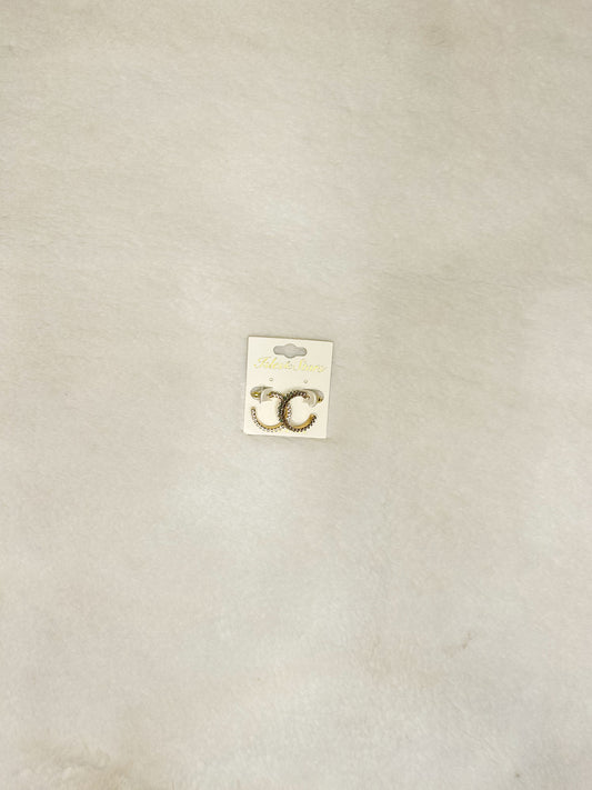 Rhinestone Multi Color Hoops