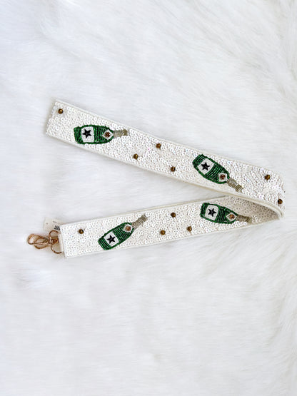 Sequined Champagne Bag Strap