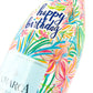 Beau Bottles Happy Birthday Floral- La Marca Edition Champagne Bottle Wrap