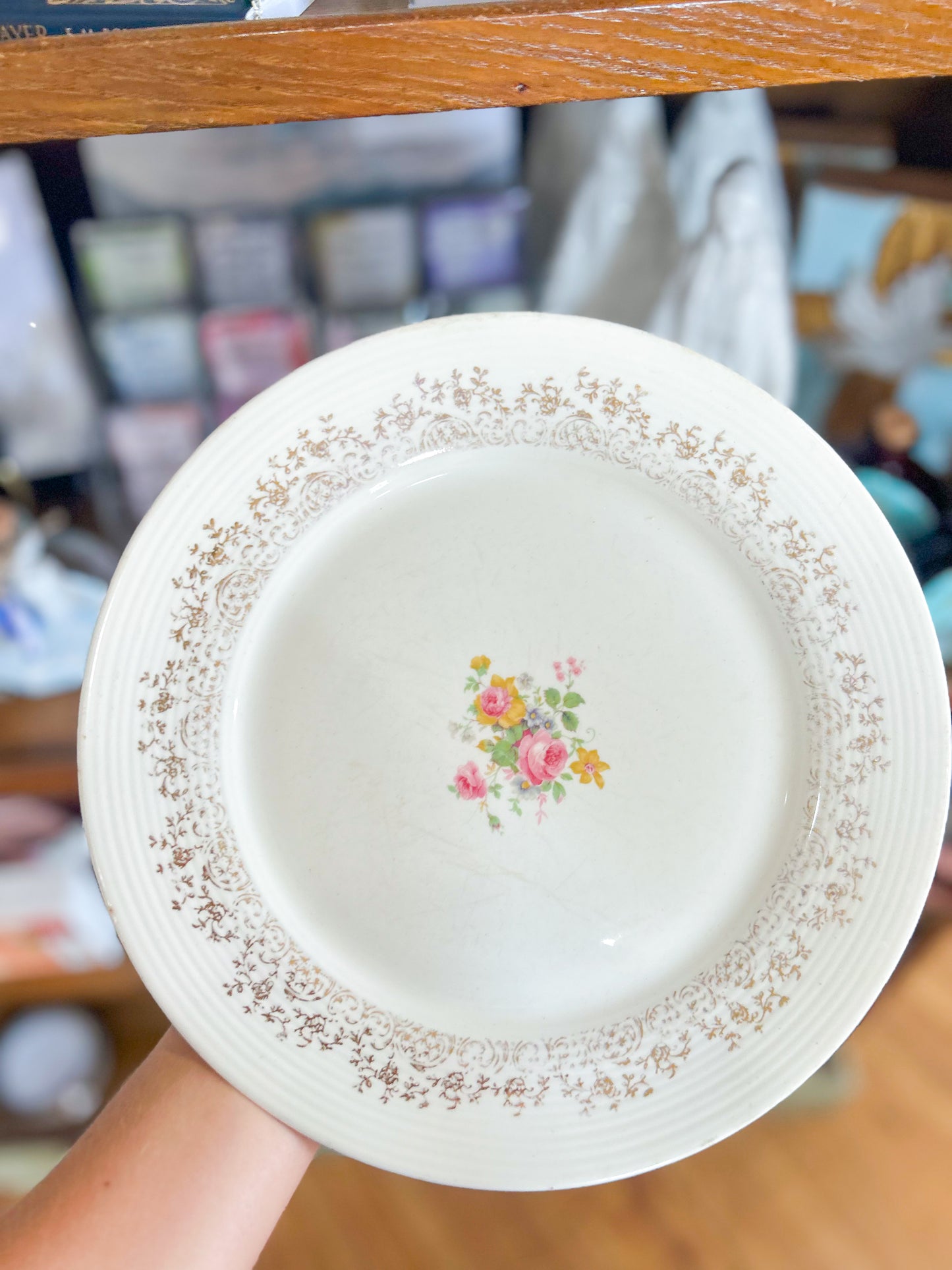 Golden Filigree Plate
