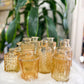 Vintage Amber Bud Vase