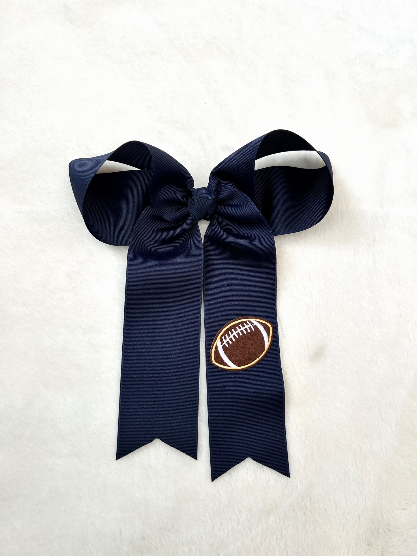 Maria Hanging Bow with Football Patch