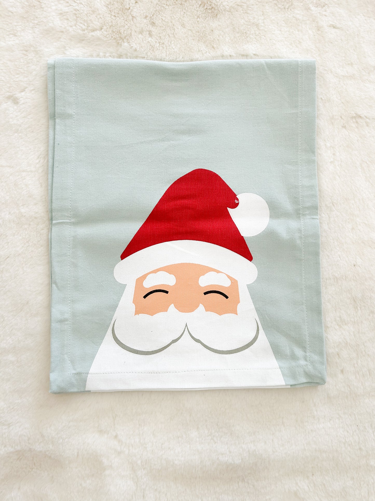 Jolly Santa Table Runner
