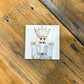 4x4 Charlie Tall Blue Nutcracker Coaster