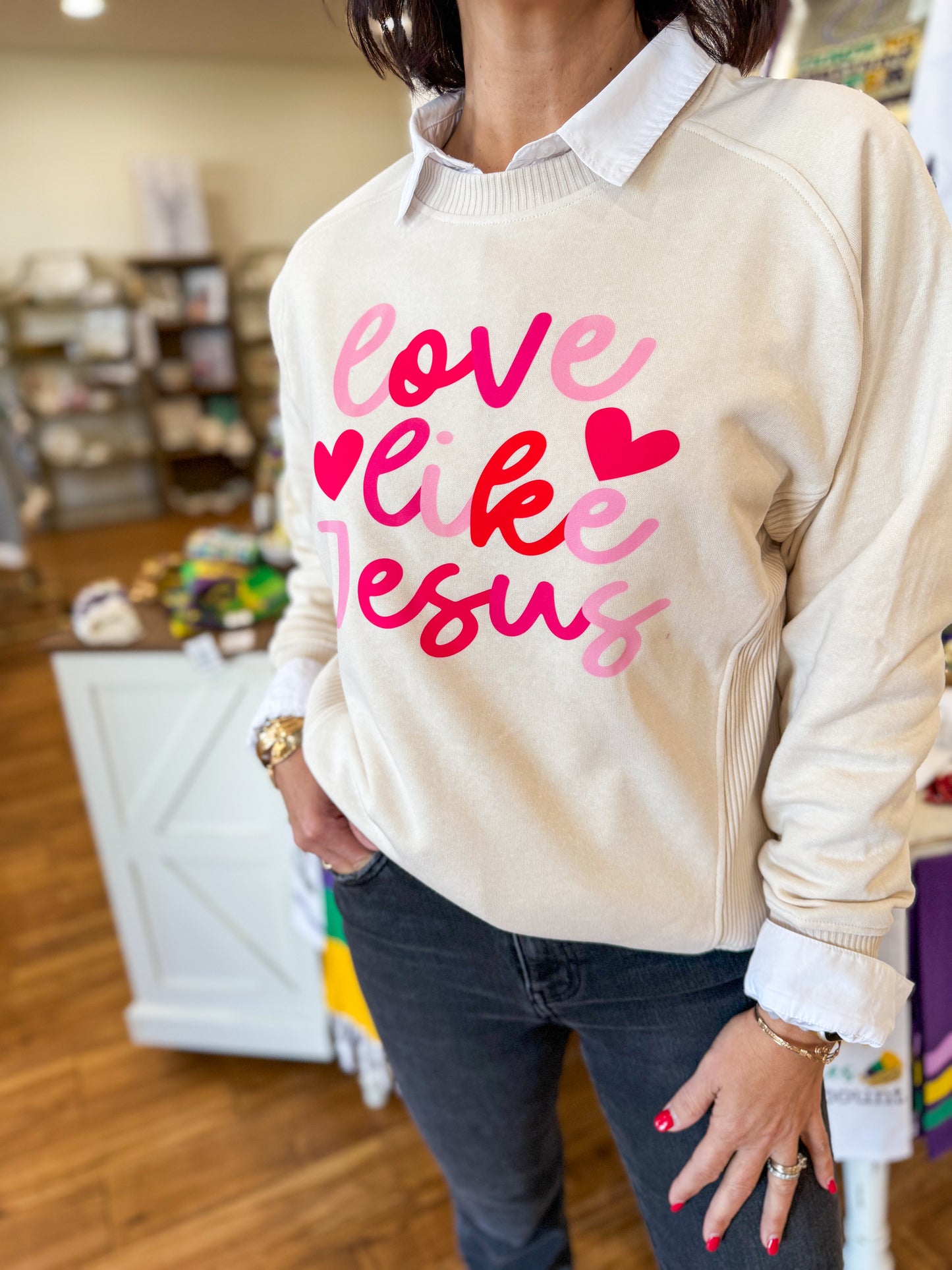 Sample- Love Like Jesus Sweatshirt