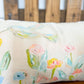 Ga Hummingbird with Flowers Lumbar Pillow