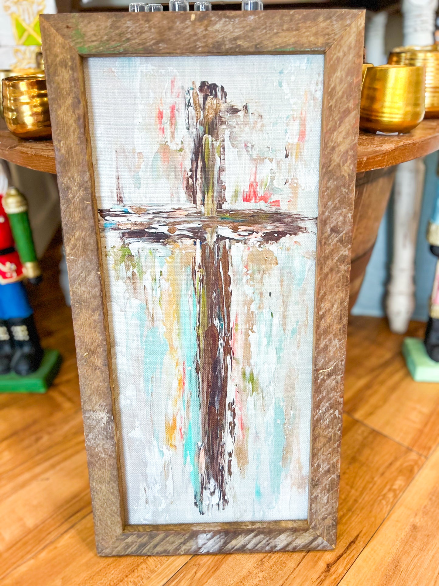 GA Cross 101 Framed Art 12x24