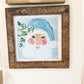 Mr. Claus Rosey Cheek Santa Framed Art 12x12