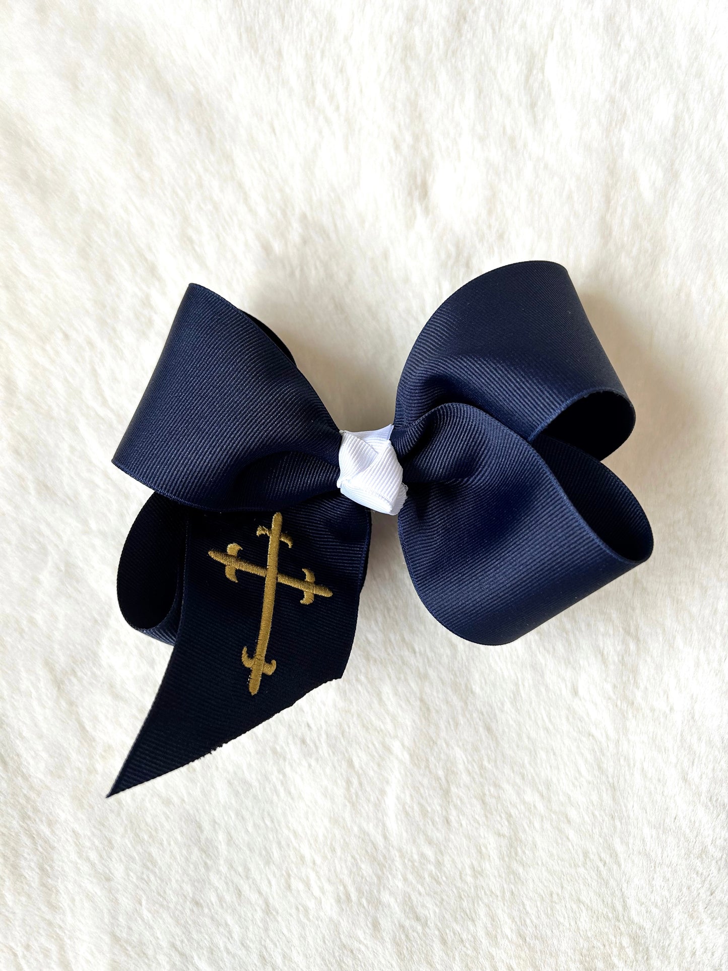 Rose Classic Bow with Cross