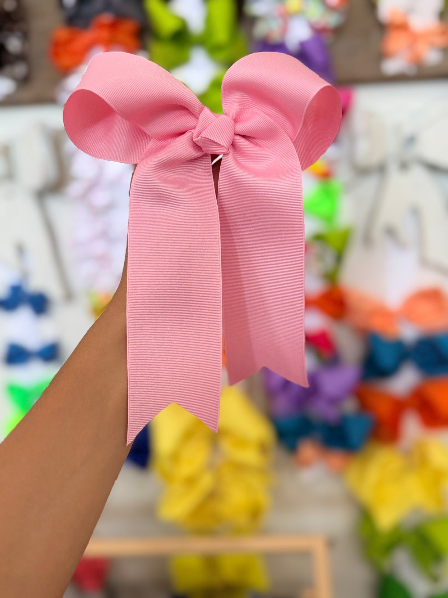 Pink 2 Loop Jayette Bow