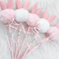 Bunny Plush Pom Pom Pen