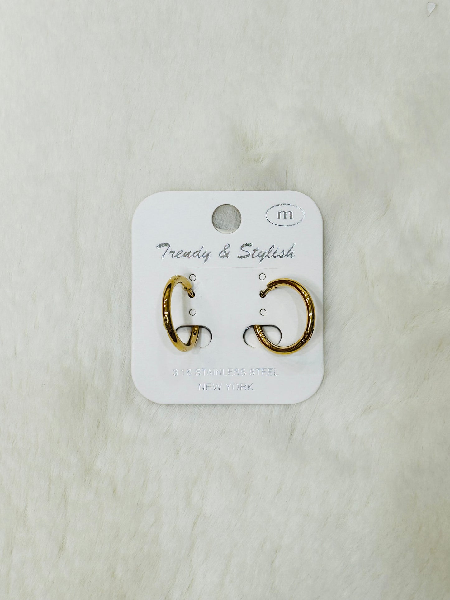 Blair Gold Basic Huggie Hoop Earrings