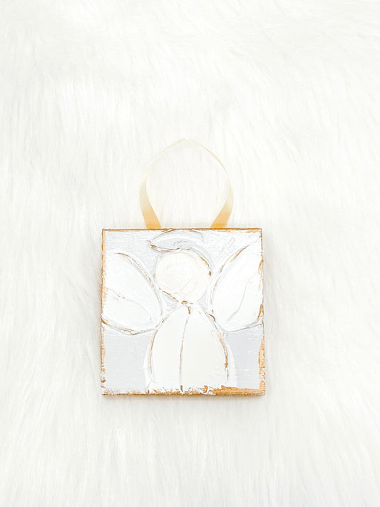 Mini Wooden Angel Ornament