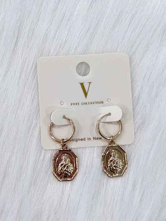 Mary and Son Dangle Earrings