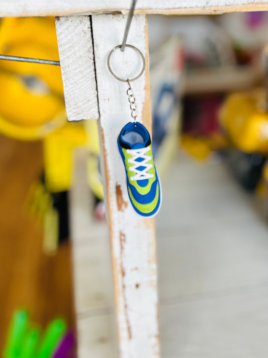 Shoe Keychain- Blue