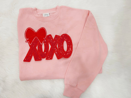 Patch- Red XO with Bow