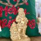 Vintage Gold Santa Statue
