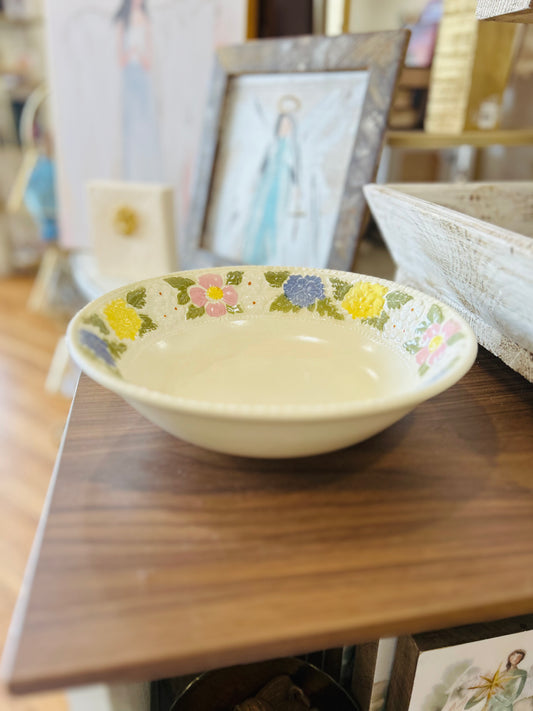 Vintage Garden Party Serving Bowl