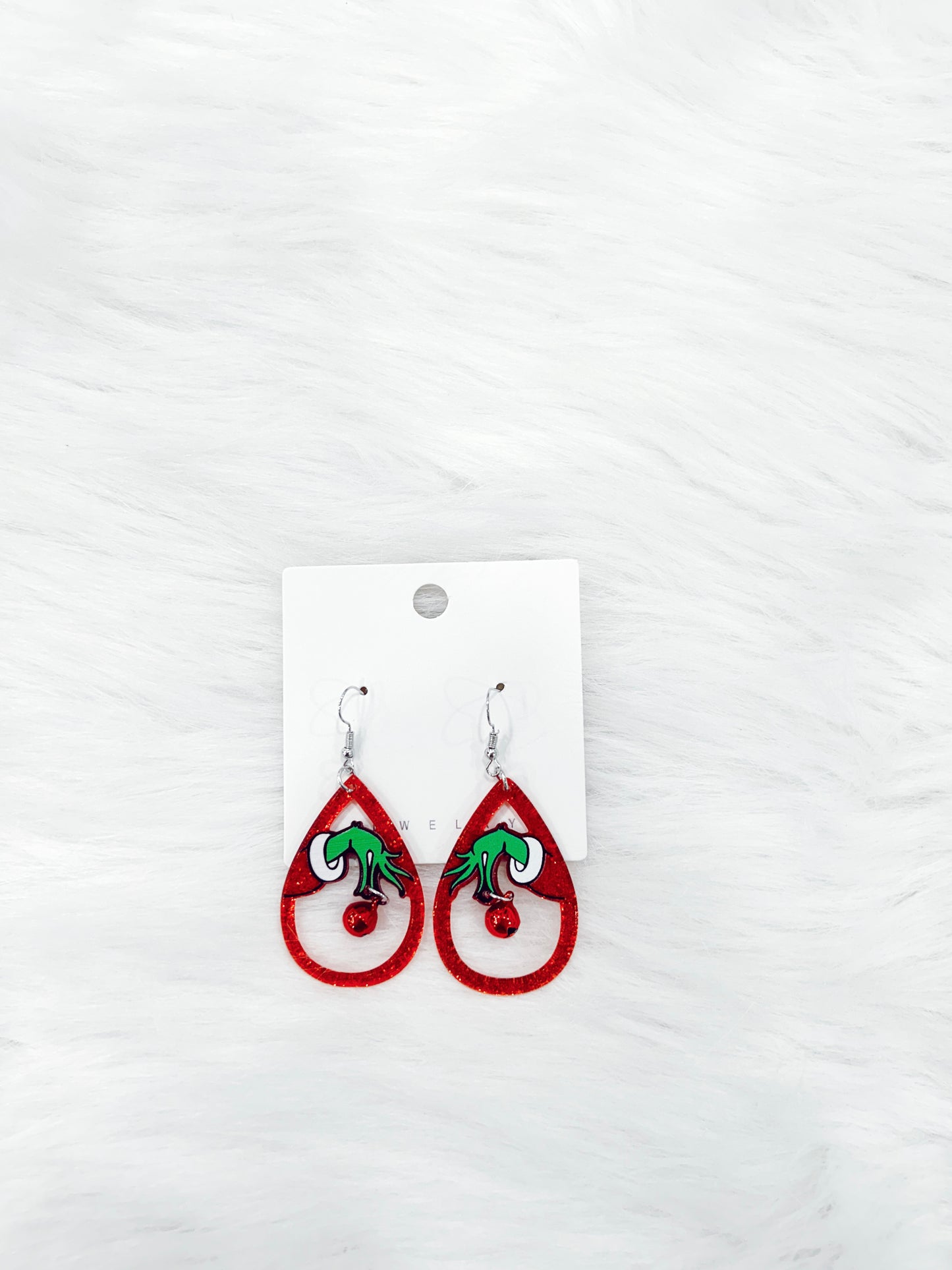 Grinch Bell Earrings