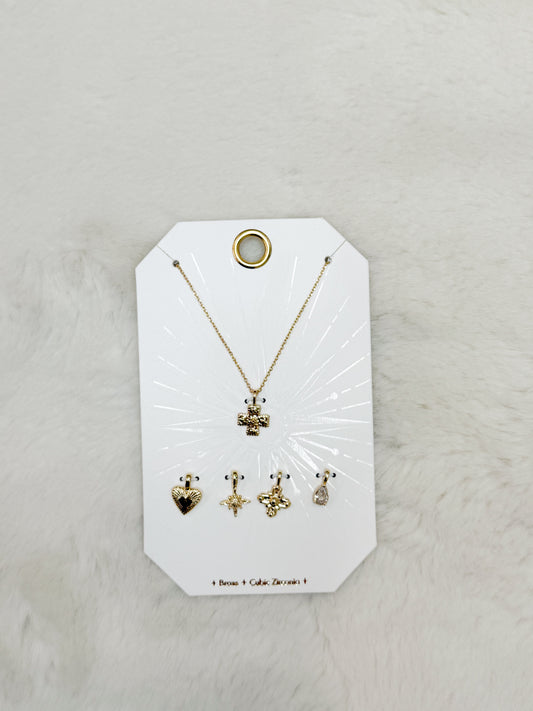 Cross Charm Necklace