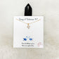 Song of Soloman 4:7 Gold Rhinestone Cross Necklace